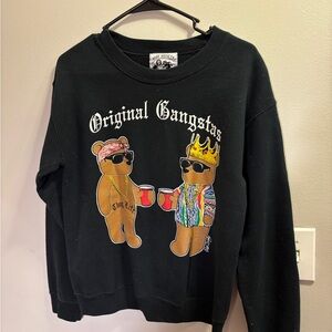 Riot Society Black Crew Neck Sweater